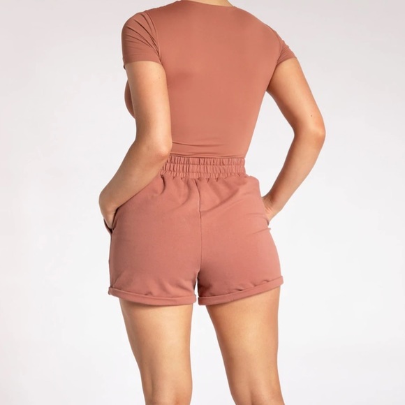 TAHLIA
Loopback Shorts - Sienna - Picture 2 of 3